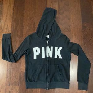 Pink VS Black zip up jacket